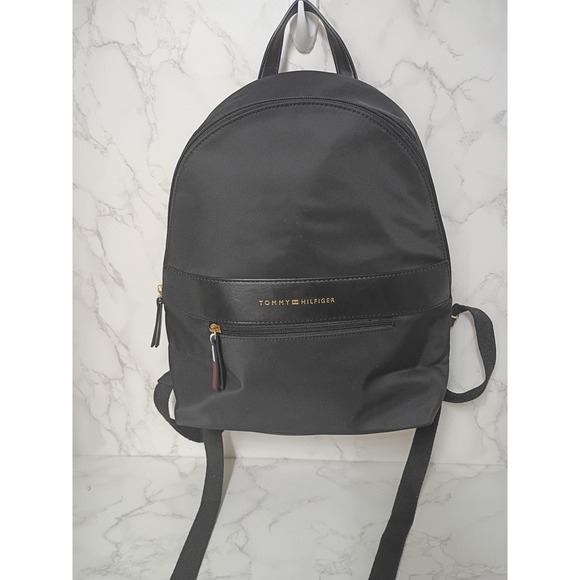 Tommy Hilfiger Handbags - TOMMY HILFIGER Minimalist Black Nylon Dome Backpack - NWOT